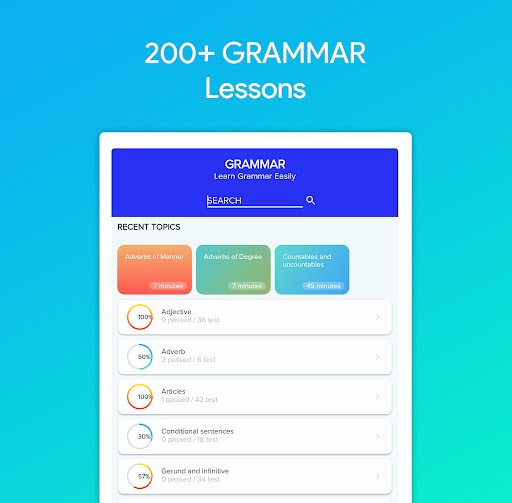 English Grammar: Learn & Test Mod Apk 3.0 (Unlocked)(Premium) Gallery 10