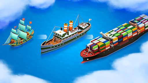 Sea Port: Build Town & Ship Cargo 1.0.203 (Full) Apk + Mod