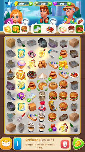 Merge Cafe – Restaurant decor Mod Apk 0.4.5 (Unlimited money) Gallery 0