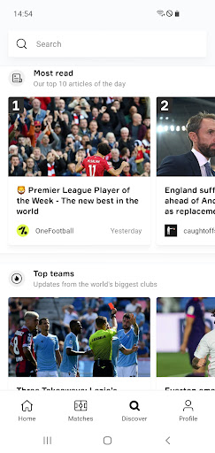 OneFootball Soccer News v14.18.0 APK MOD Extra/ADFree Gallery 3