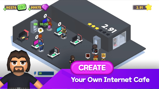 Internet Cafe Creator Idle Mod Apk 1.3.6 Gallery 0