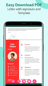 Resume Builder & CV Maker -PDF MOD apk (Unlocked)(Pro) v10.1.2 Gallery 7