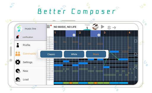 3 minutes Music Composition – musicLine Mod Apk 8.13.4 Gallery 4