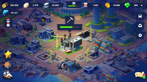 Sea Port: Build Town & Ship Cargo 1.0.203 (Full) Apk + Mod Gallery 7