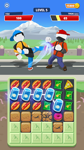 Match Hit Puzzle Fighter MOD APK 1.6.2 (Unlimited HP) Gallery 7