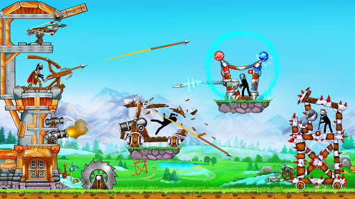 The Catapult 2 Stickman game v6.0.1 MOD APK Unlimited Money Gallery 5