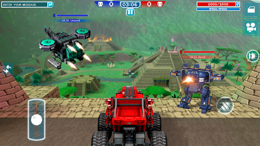 Blocky Cars tank games online 7.7.1 Mod god mode