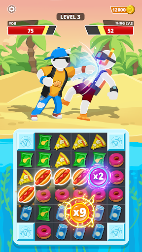 Match Hit Puzzle Fighter MOD APK 1.6.2 (Unlimited HP) Gallery 6