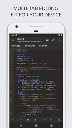 Code Editor – Compiler & IDE Mod Apk 0.7.2 Gallery 2