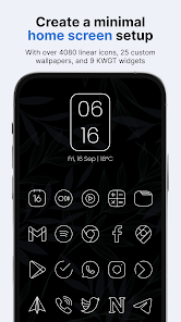 Vera Outline White Icon Pack MOD apk v4.9.2 Gallery 0