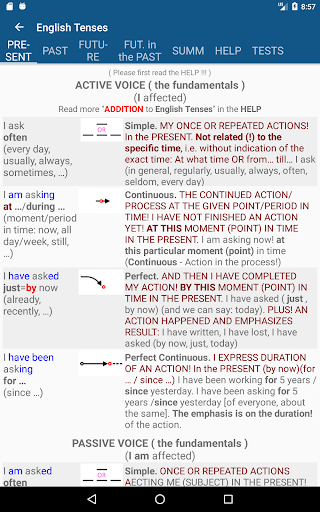English Tenses Mod Apk 7.4 (Patched) Gallery 8