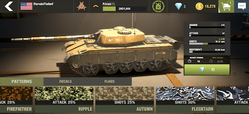 War Machines Tank Army Game 6.7.0 MOD APK Enemies On The Map Gallery 9