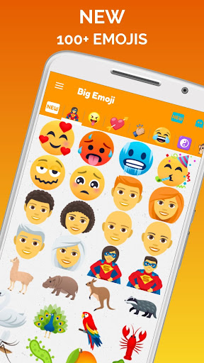 Big Emoji, large emojis, stickers for WhatsApp Mod Apk 12.0.2 Gallery 4