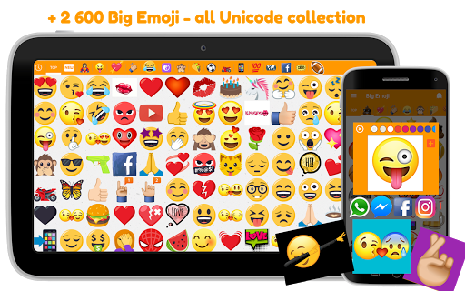 Big Emoji, large emojis, stickers for WhatsApp Mod Apk 12.0.2 Gallery 7