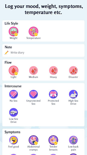 Period Tracker: Ovulation Calendar & Fertile Days Mod Apk 1.12 (Unlocked)(Premium) Gallery 5