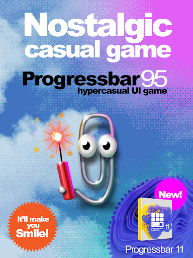 Progressbar95 easy nostalgic hypercasual game 0.8470 Mod unlocked Gallery 8