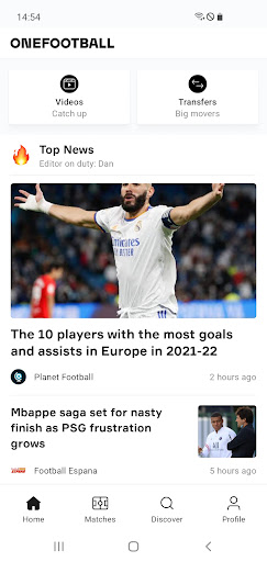 OneFootball Soccer News v14.18.0 APK MOD Extra/ADFree Gallery 0