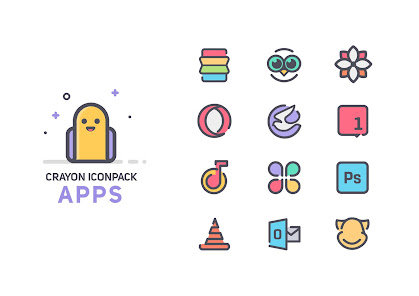 Crayon Icon Pack MOD apk v3.9 Gallery 4