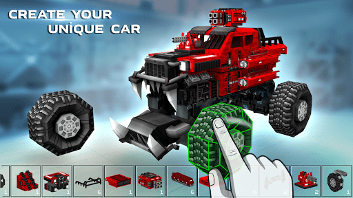 Blocky Cars tank games online 7.7.1 Mod god mode Gallery 1