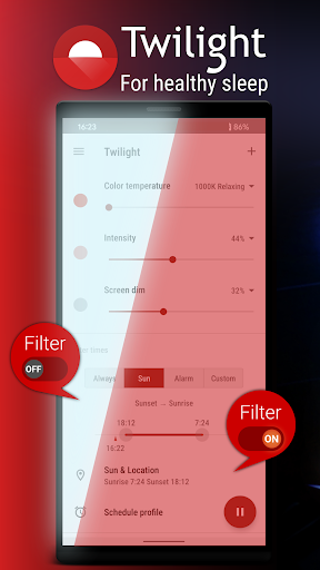 Twilight: Blue light filter Mod Apk 12.16