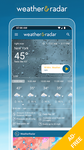 Weather & Radar USA – Pro Mod Apk 2022.10.1